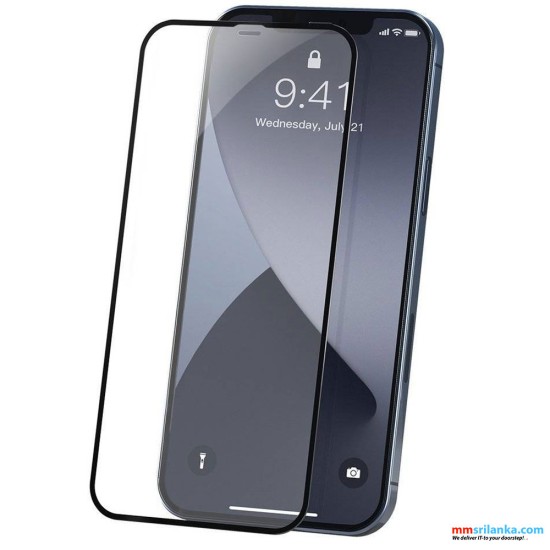 Baseus iPhone 12 Pro Max 6.7inch Curved-Screen Tempered Glass 0.23mm With Crack-Resistant Edges